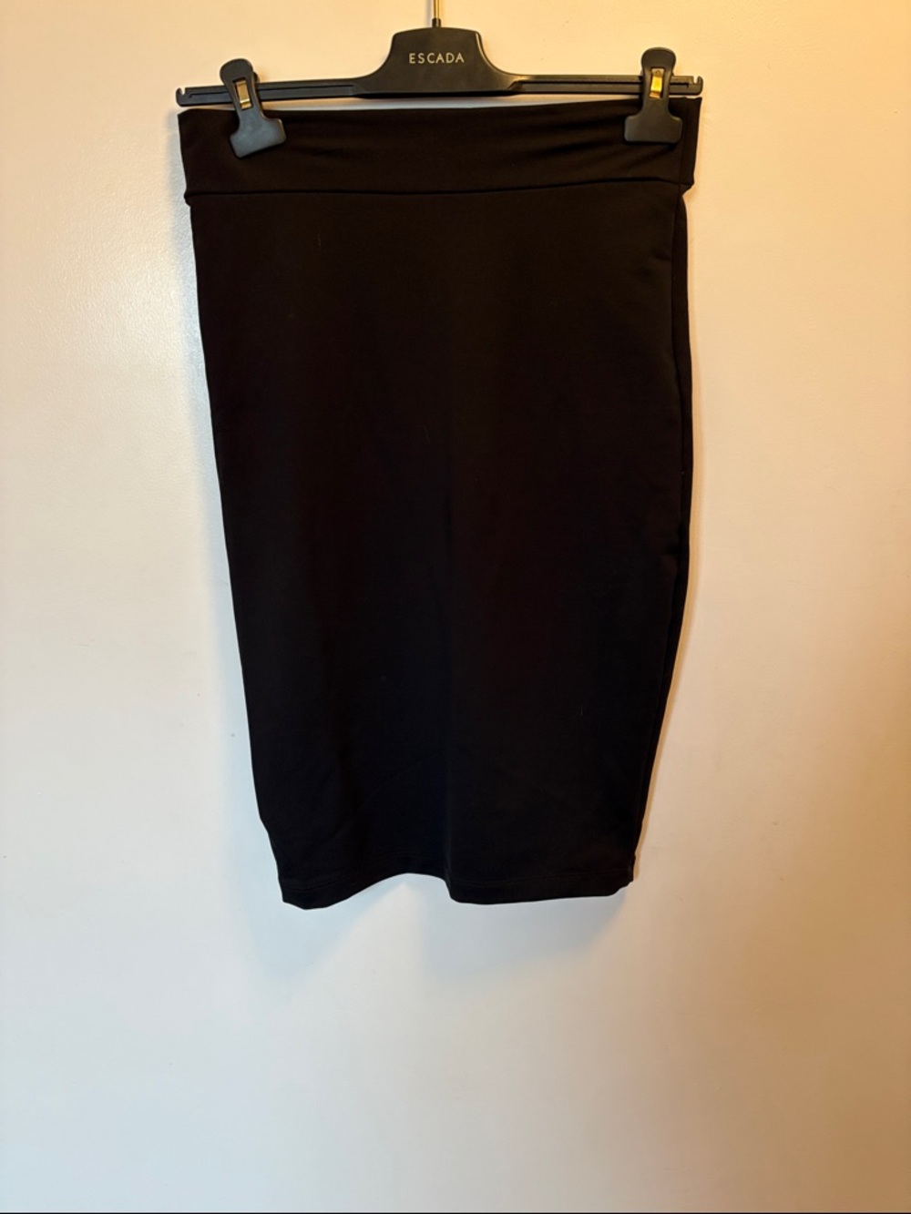 Elle Made Well Black Midi Pencil Skirt